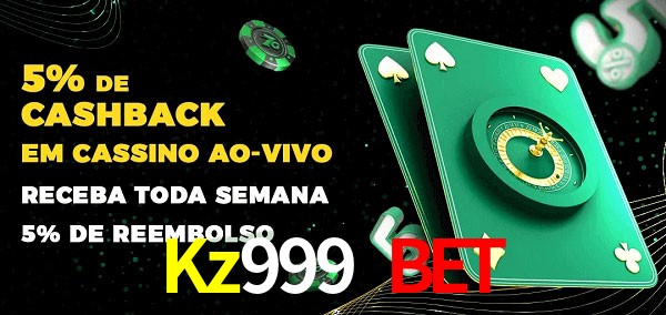 Promoções do cassino ao Vivo Kz999 Bet